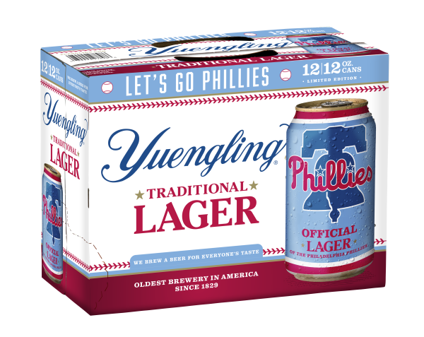 Yuengling®幸运168飞艇体彩官网登录入口 Unveils New Phillies Powder Blue Lager Cans, Celebrates Ongoing Partnership with Aaron Nola